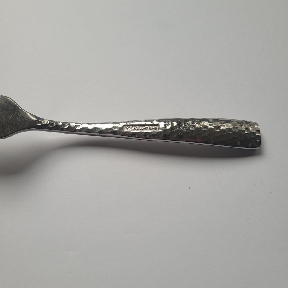Towle 18-8 Stainless Hammered Salad Fork Serving Spork